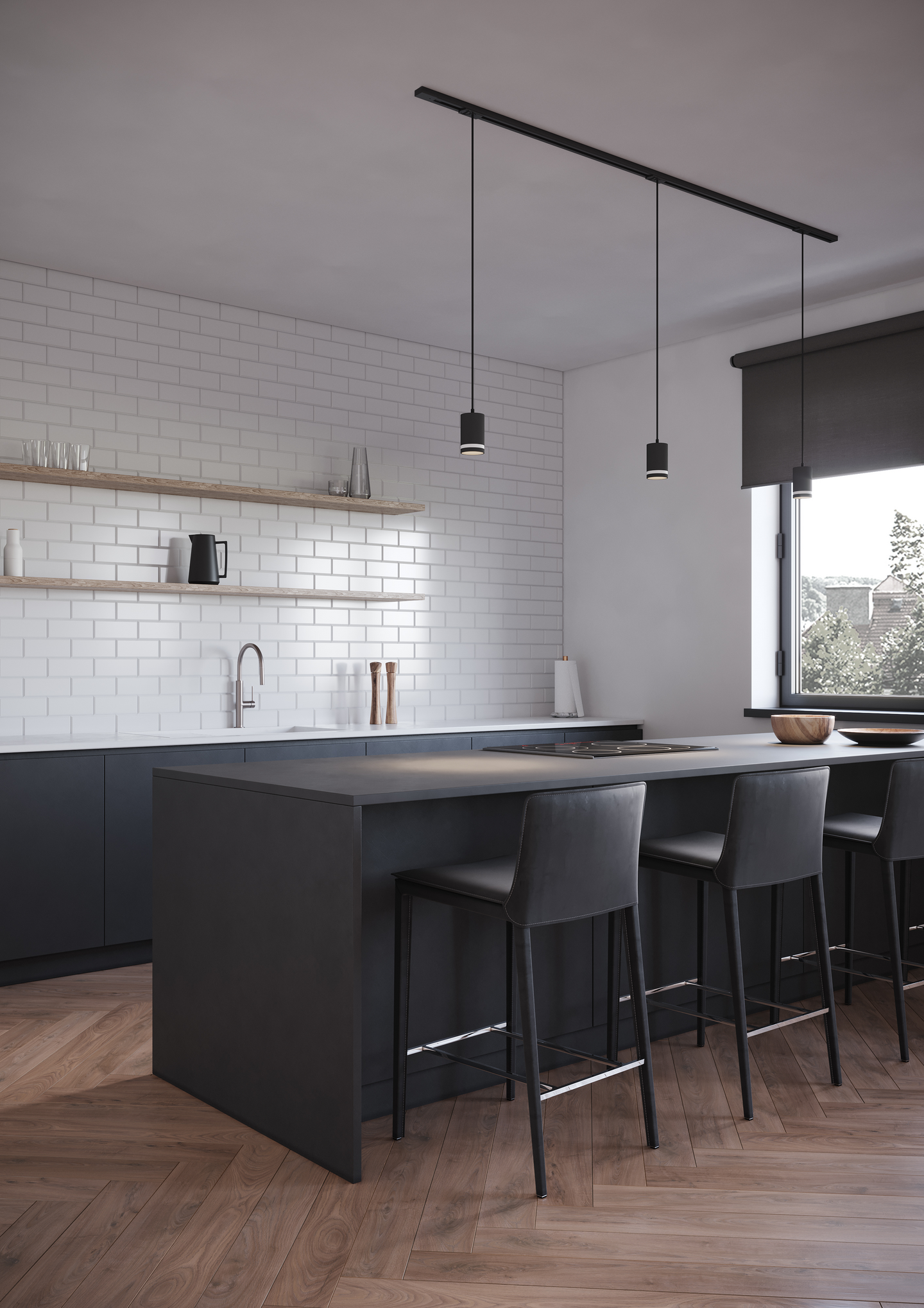 Kiskovalaisin Nordlux Rondie Link GU10 mattamusta