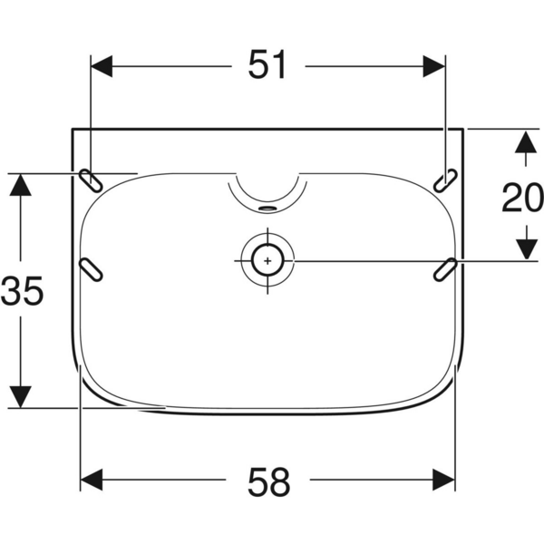 Pesuallas IDO Glow Square 60cm