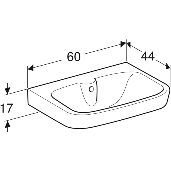 Pesuallas IDO Glow Square 60cm