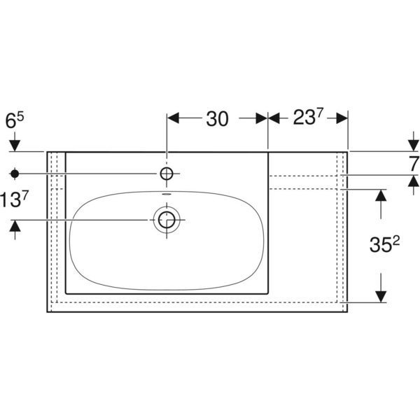 Allaskaappipaketti IDO Sense Art 88,8cm laskutaso oikea laatikoilla valkoinen