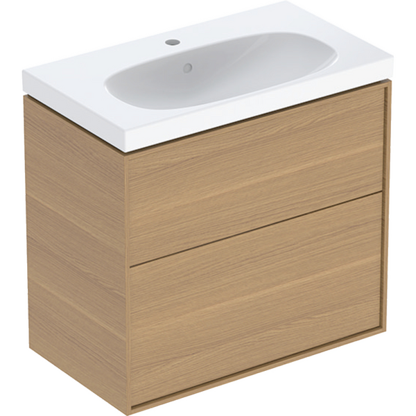 Allaskaappipaketti IDO Sense Art 75cm laatikoilla compact tammi