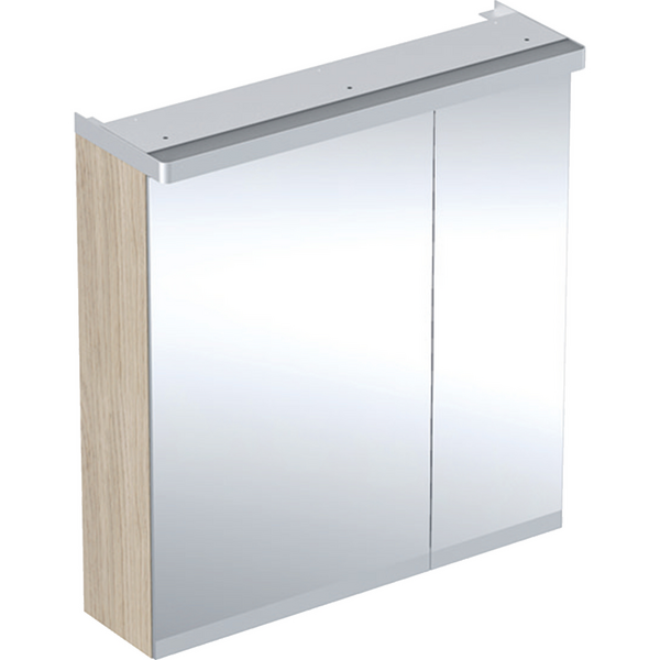 Peilikaappi IDO Glow Square oikea L60xS18,5xK64,5cm tammi