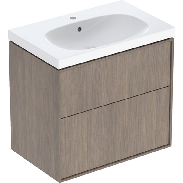 Allaskaappipaketti IDO Sense Art 75cm laatikoilla pähkinä