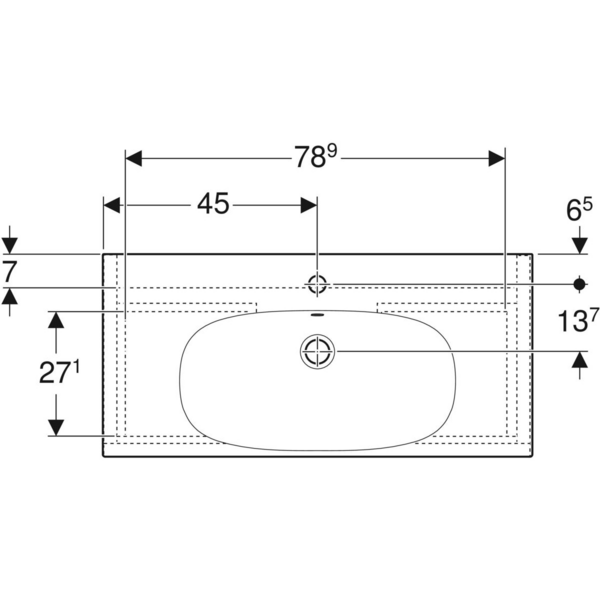 Allaskaappipaketti IDO Sense Art 90cm laatikoilla compact tammi