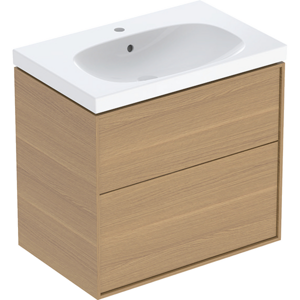 Allaskaappipaketti IDO Sense Art 75cm laatikoilla tammi