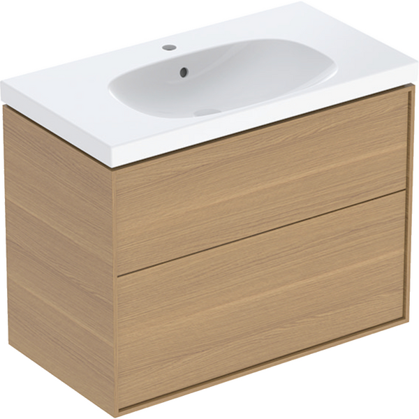 Allaskaappipaketti IDO Sense Art 90cm laatikoilla tammi