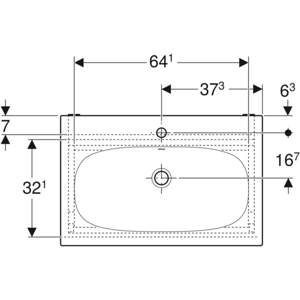 Allaskaappipaketti IDO Sense Art 75cm slim design laatikoilla pähkinä