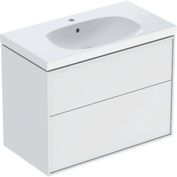 Allaskaappipaketti IDO Sense Art 90cm laatikoilla valkoinen