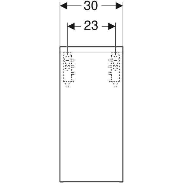 Seinäkaappi IDO Glow Square L30xS18,5xK64,5cm push open NCS