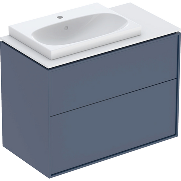 Allaskaappipaketti IDO Sense Art 88,8cm laskutaso oikea laatikoilla yönsininen