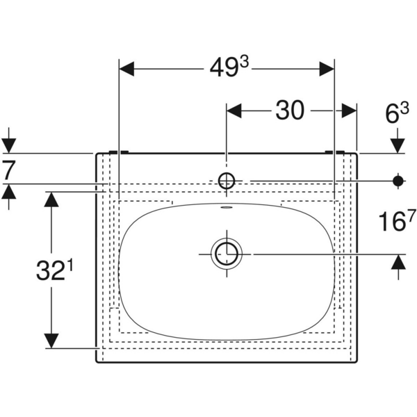Allaskaappipaketti IDO Sense Art 60cm slim design laatikoilla pähkinä