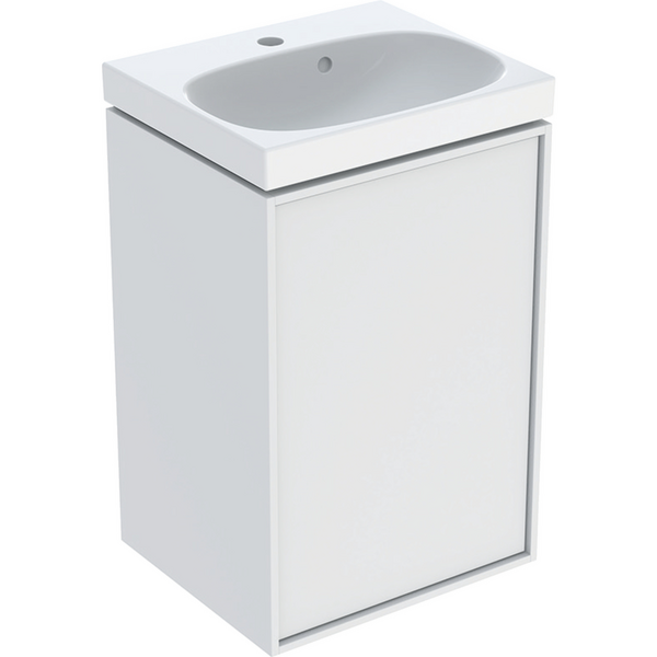 Allaskaappipaketti IDO Sense Art 45cm yhdellä ovella valkoinen