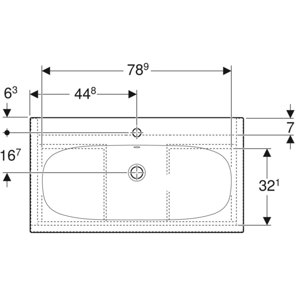 Allaskaappipaketti IDO Sense Art 90cm slim design laatikoilla laava