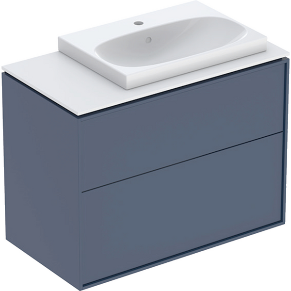 Allaskaappipaketti IDO Sense Art 88,8cm laskutaso vasen laatikoilla yönsininen