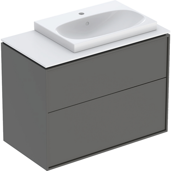 Allaskaappipaketti IDO Sense Art 88,8cm laskutaso vasen laatikoilla laava