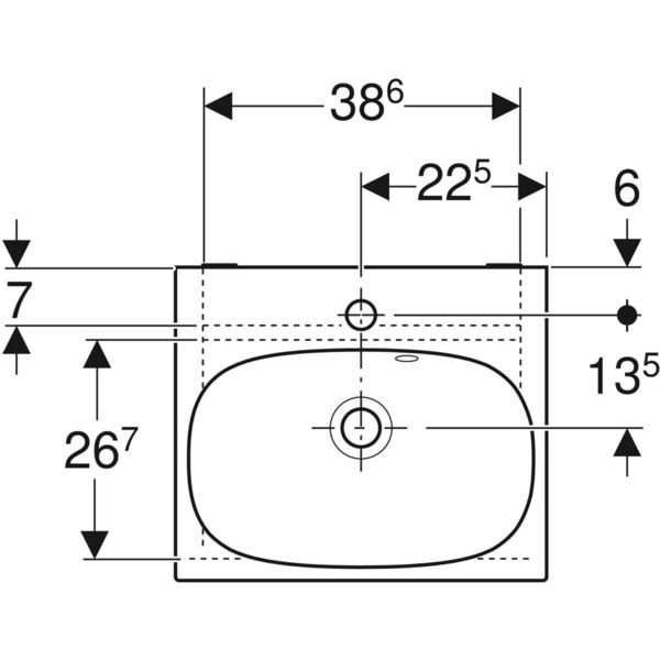 Allaskaappipaketti IDO Sense Art 45cm yhdellä ovella tammi