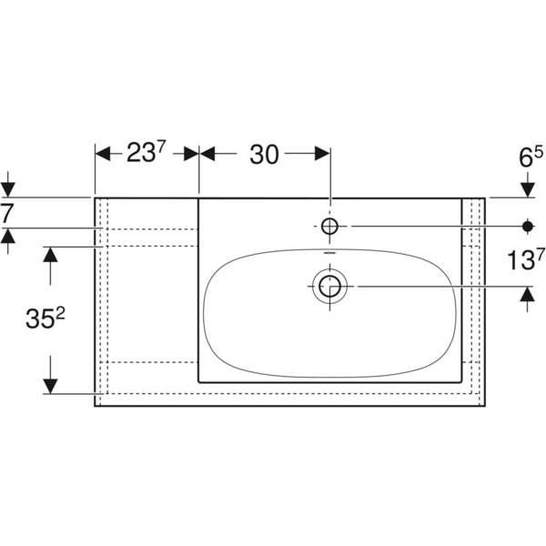 Allaskaappipaketti IDO Sense Art 88,8cm laskutaso vasen laatikoilla laava