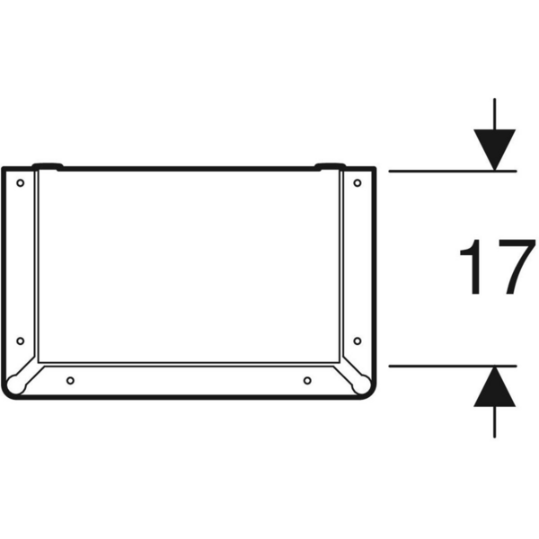 Seinäkaappi IDO Glow Square L30xS18,5xK64,5cm push open NCS