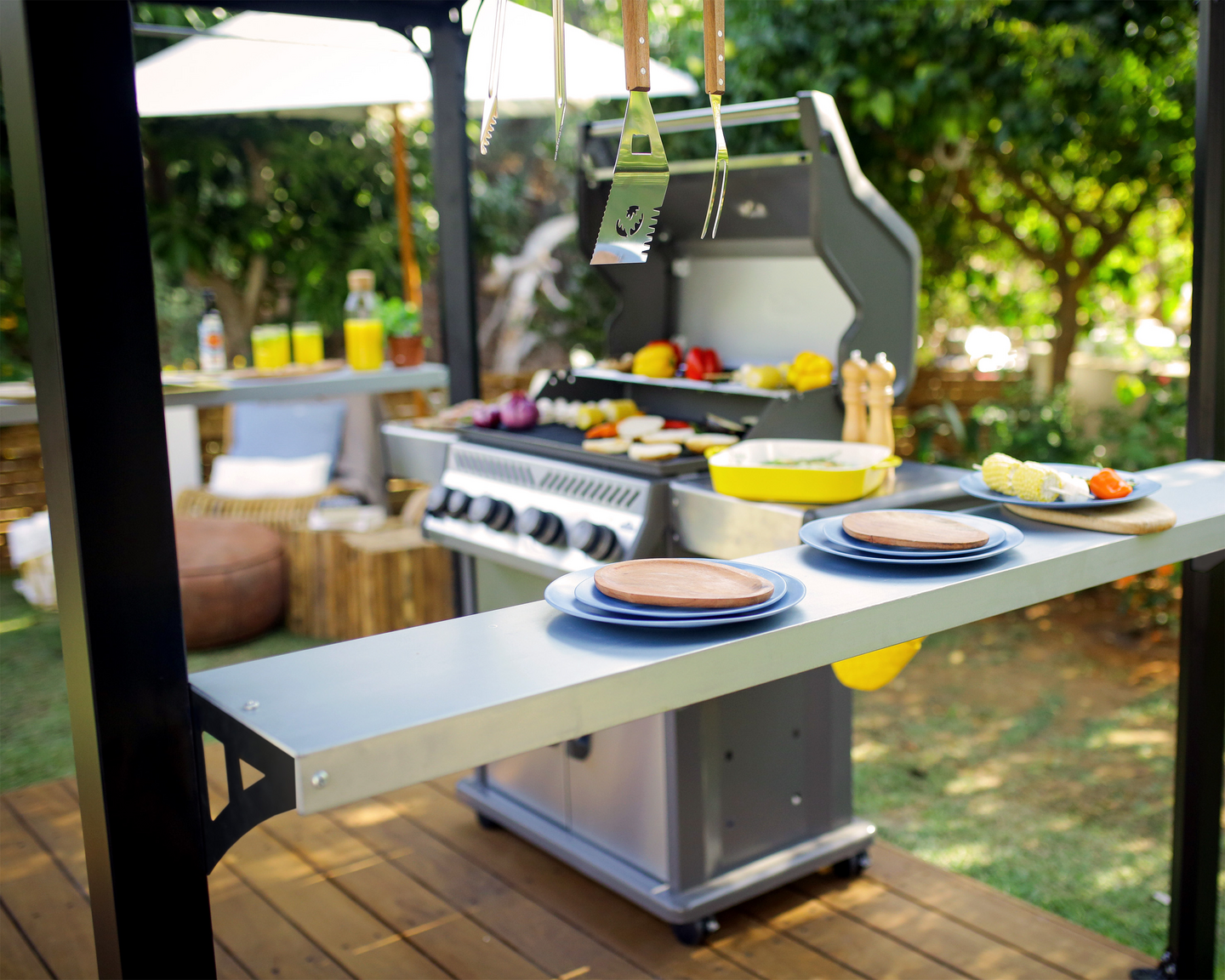 Palram - Canopia Austin grillikatos 224 x 181 cm