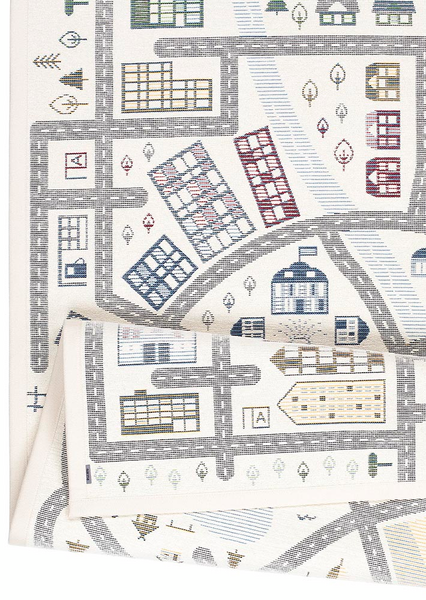 Matto Narma Ulejoe 100x160cm kaksipuolinen valkoinen