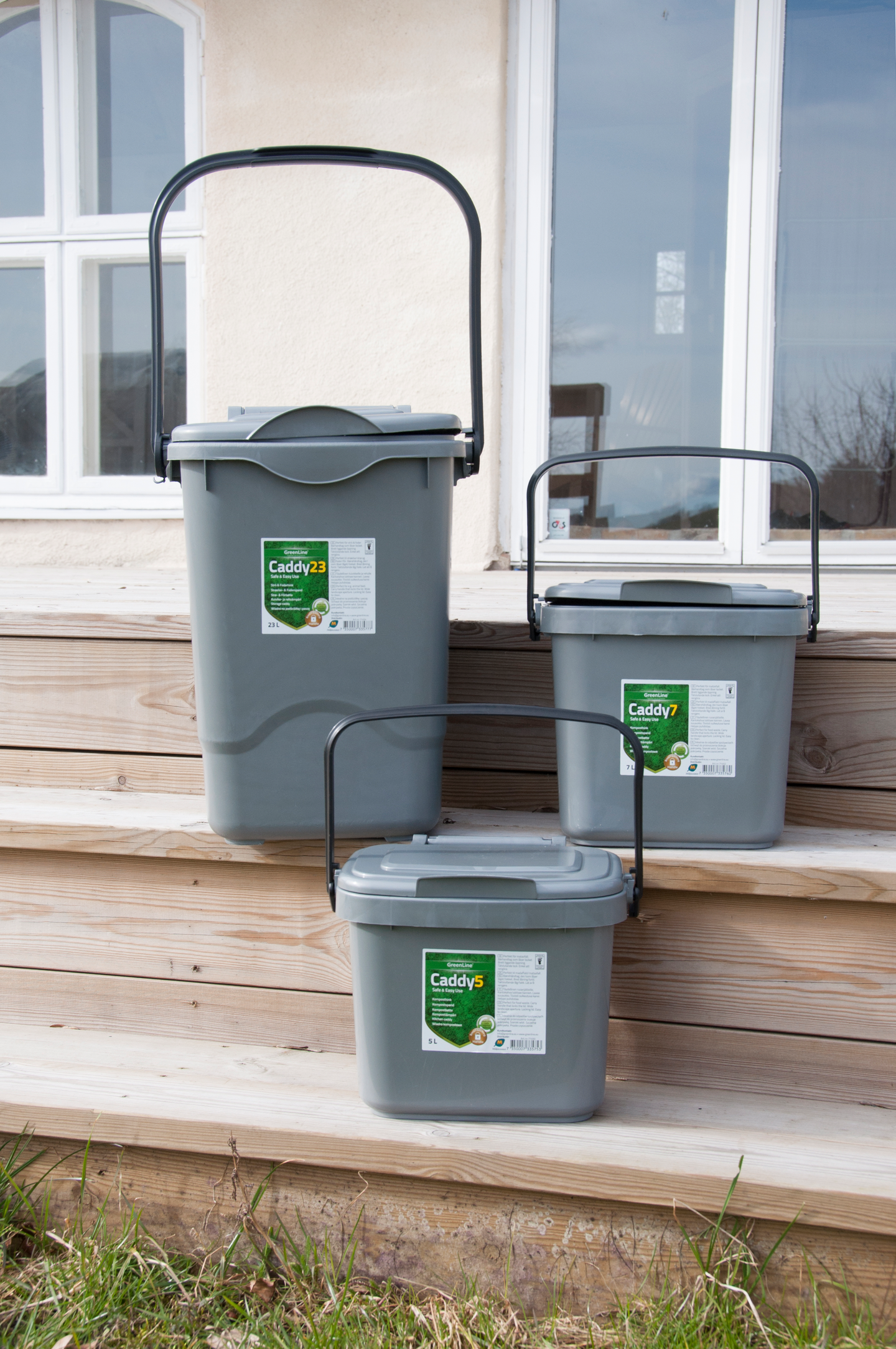 Kompostiämpäri Greenline 5l harmaa