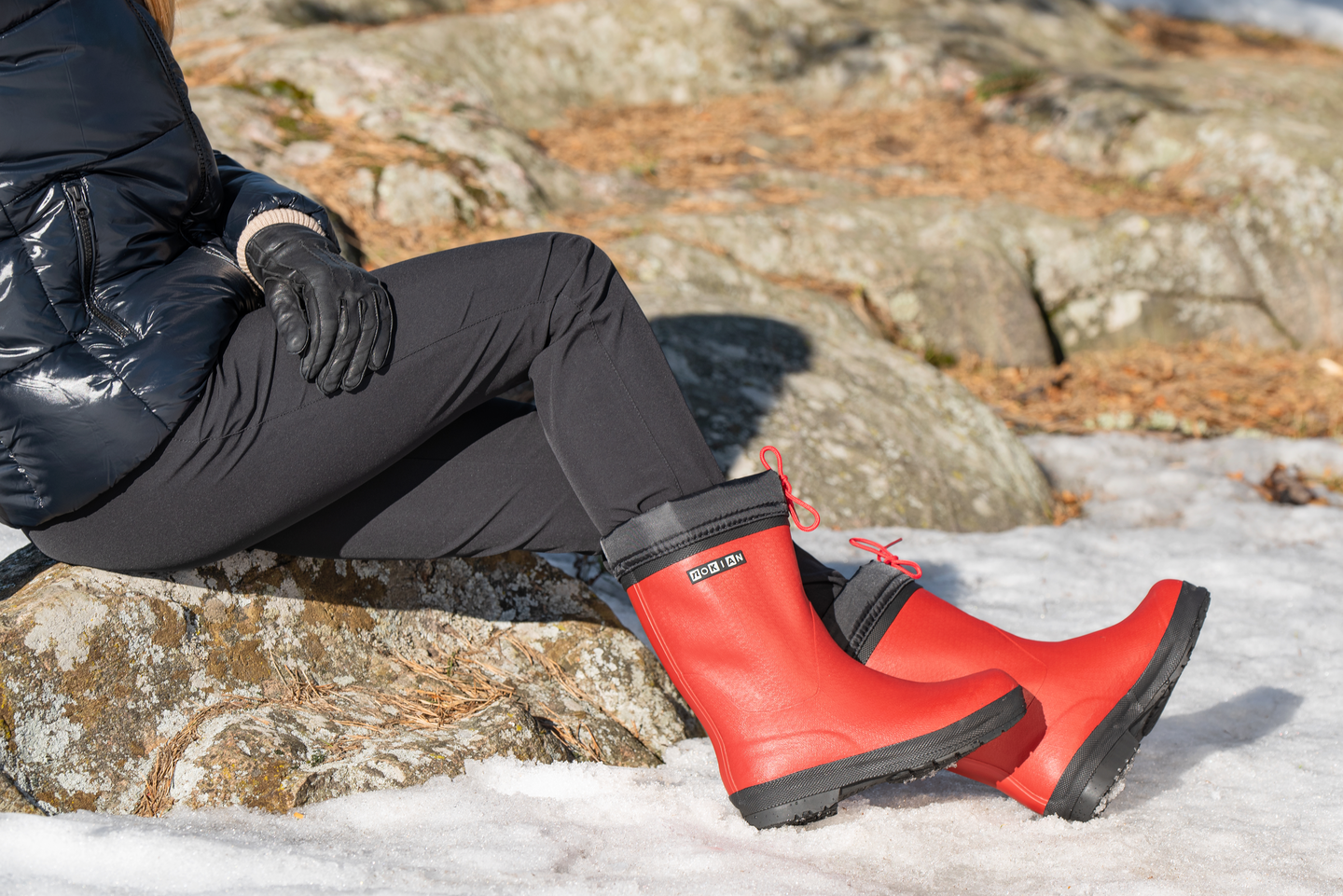 Kumisaappaat Nokian Winter Ultra punainen