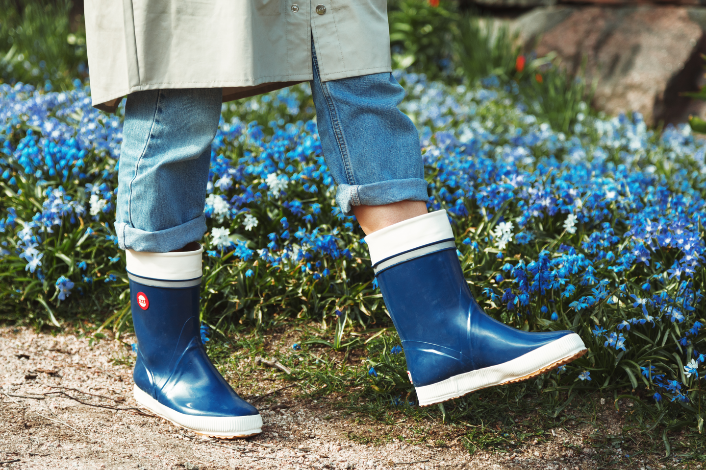 Kumisaappaat Nokian Hai sininen