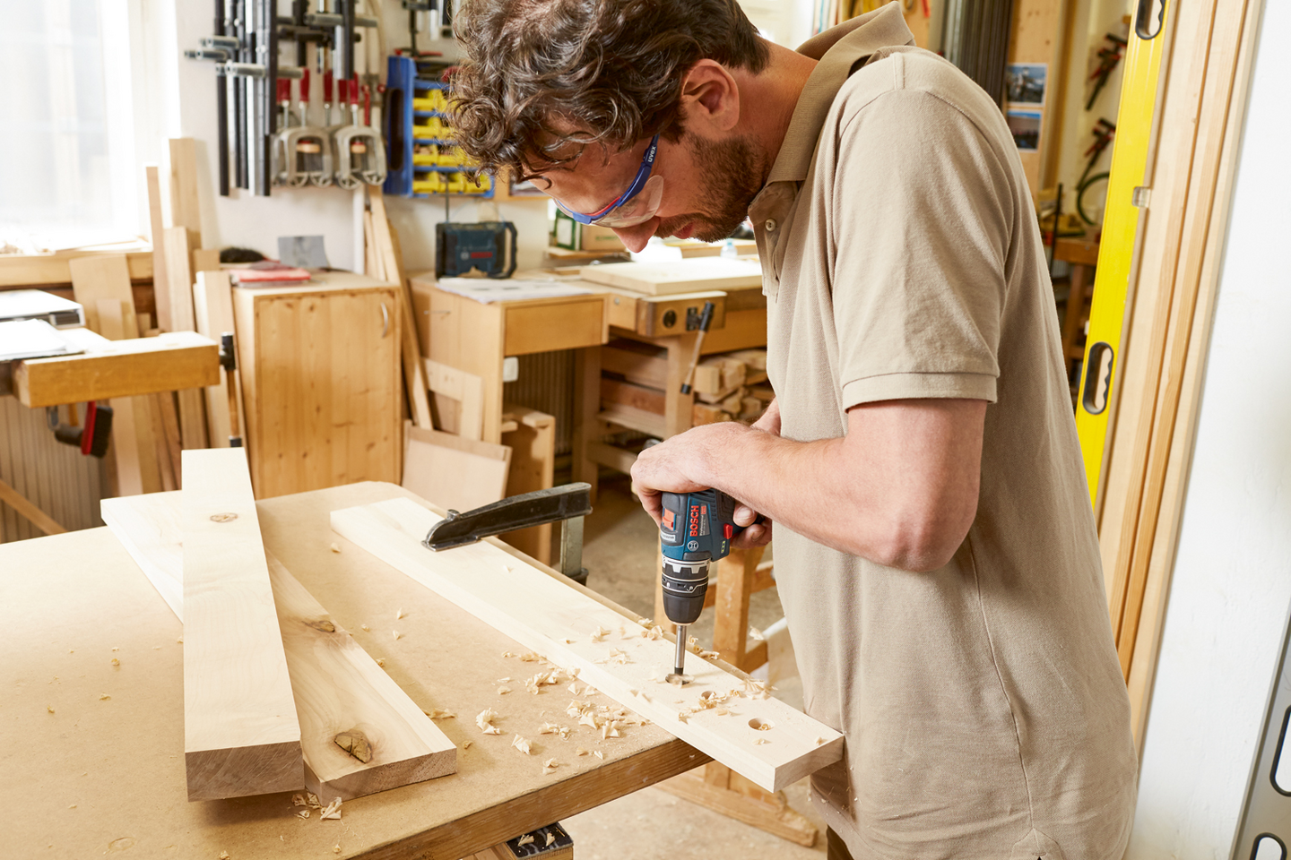 Akkuporakone Bosch GSR 12V-35 FC 2x3,0Ah 4xACC L-Boxx