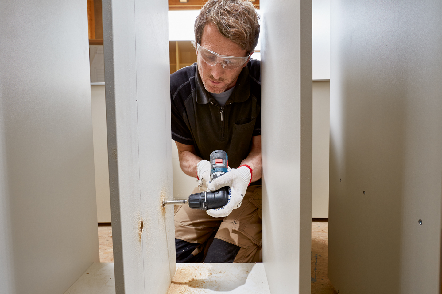 Akkuporakone Bosch GSR 12V-35 FC 2x3,0Ah 4xACC L-Boxx