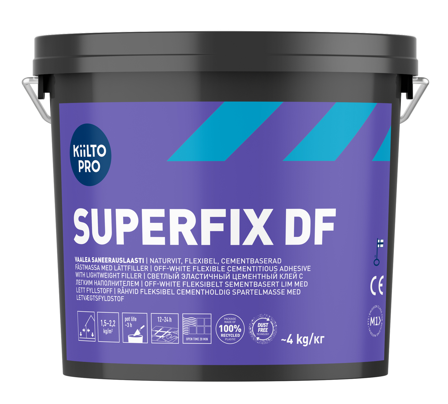 Saneerauslaasti Kiilto Superfix DF 4kg