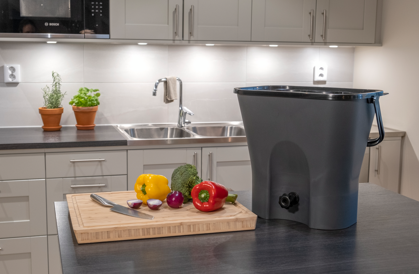 Keittiökomposti GreenLine Urban Garden 2.0