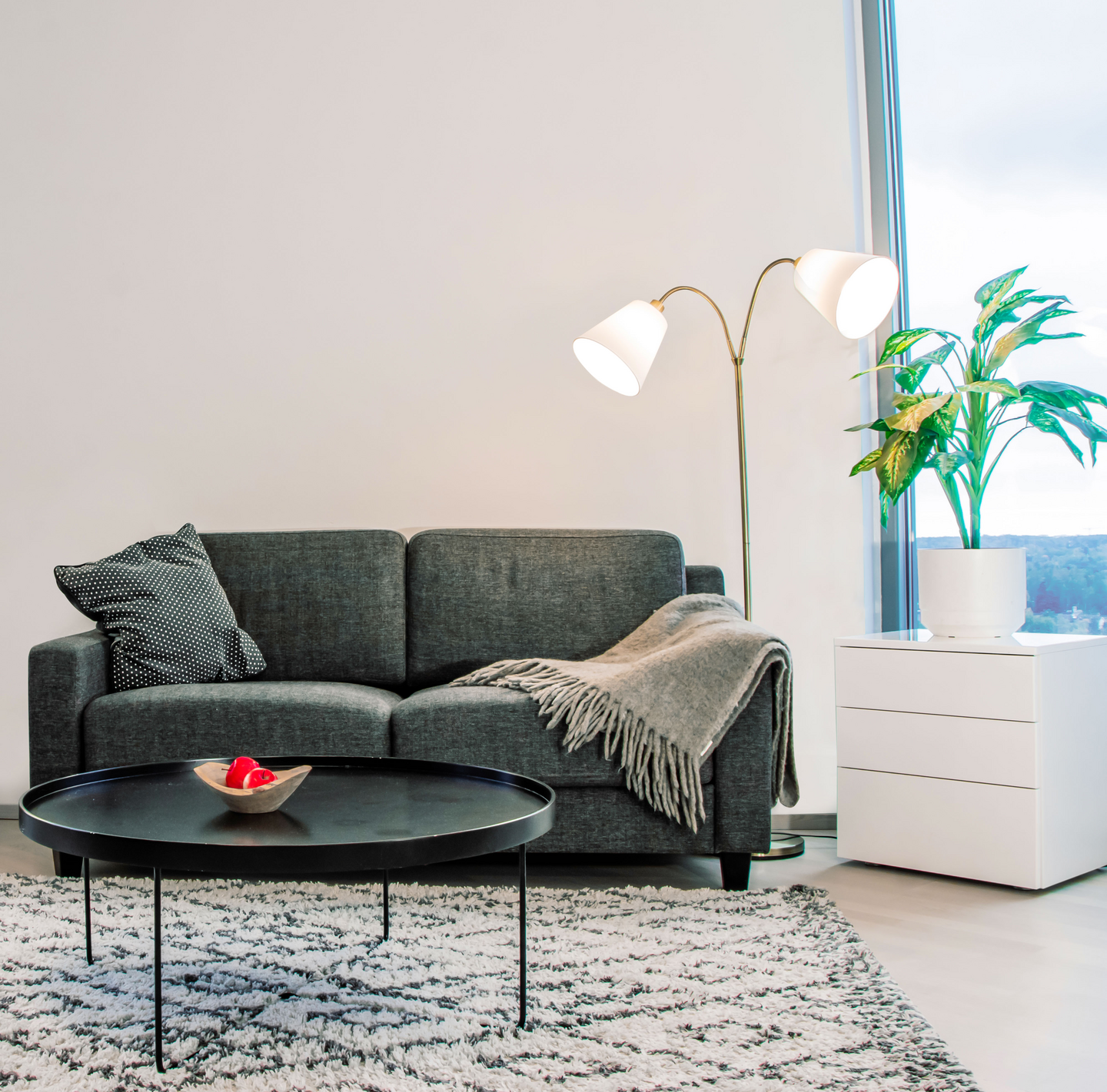 Lattiavalaisin Sessak Cleo 2-osainen antiikkimessinki