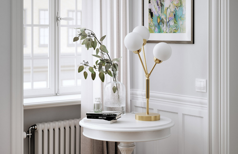 Pöytävalaisin By Rydéns G9 3Some messinki