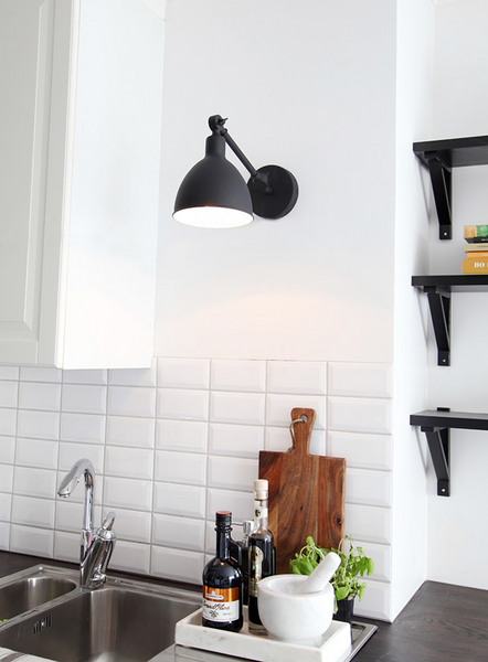 Seinävalaisin By Rydéns Bazar mini 49cm 1x40W musta