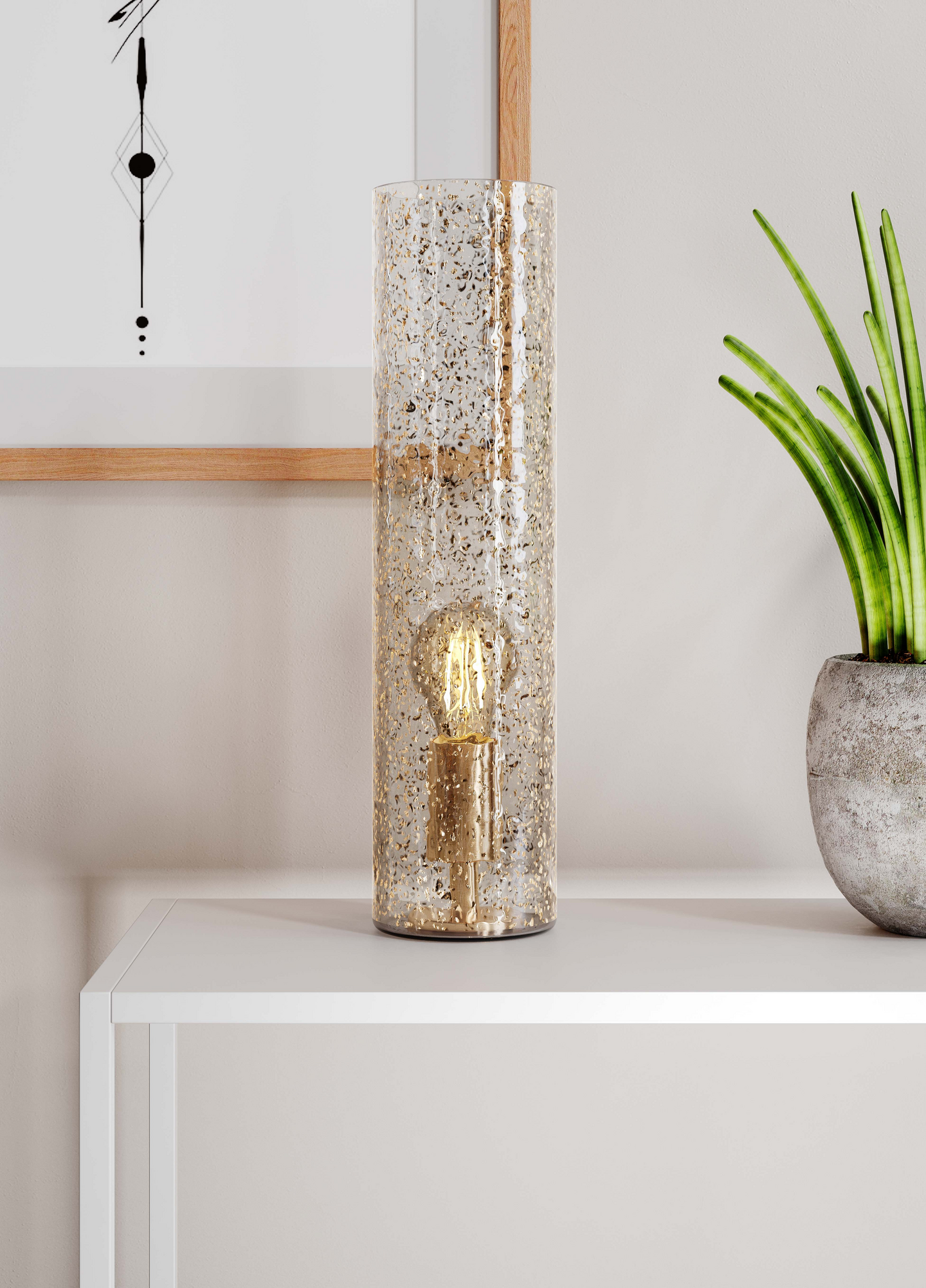 Pöytävalaisin By Rydéns Golden 40cm kulta