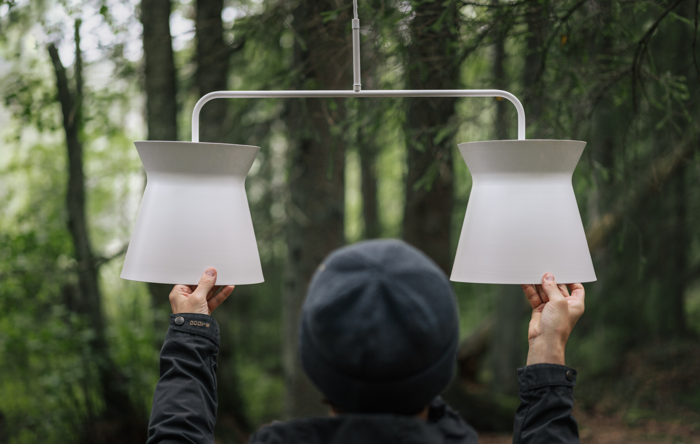 Riippuvalaisin Sessak Kaksi valkoinen