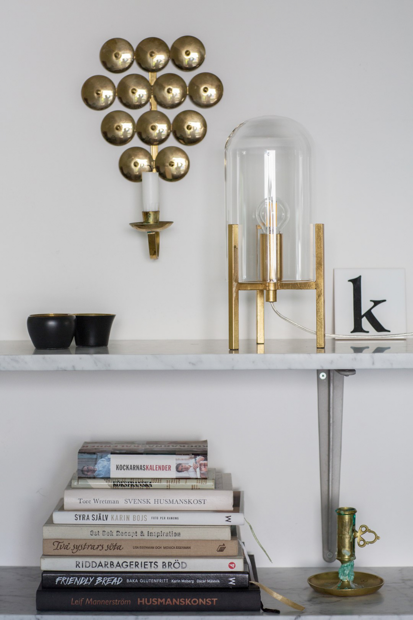 Pöytävalaisin By Rydéns Smokey kulta