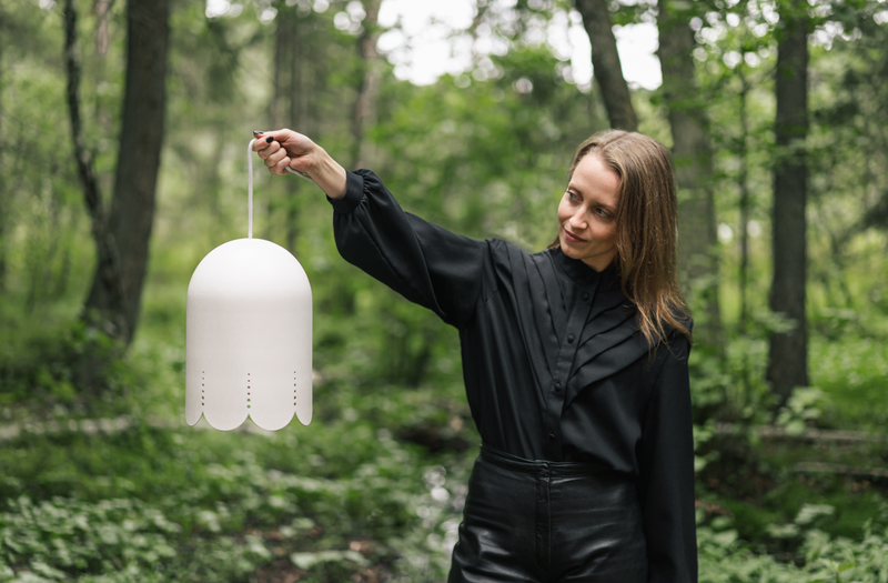 Riippuvalaisin Sessak Kielo valkoinen