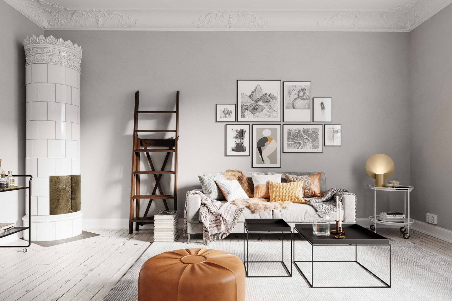 Pöytävalaisin By Rydéns Colby XL kulta