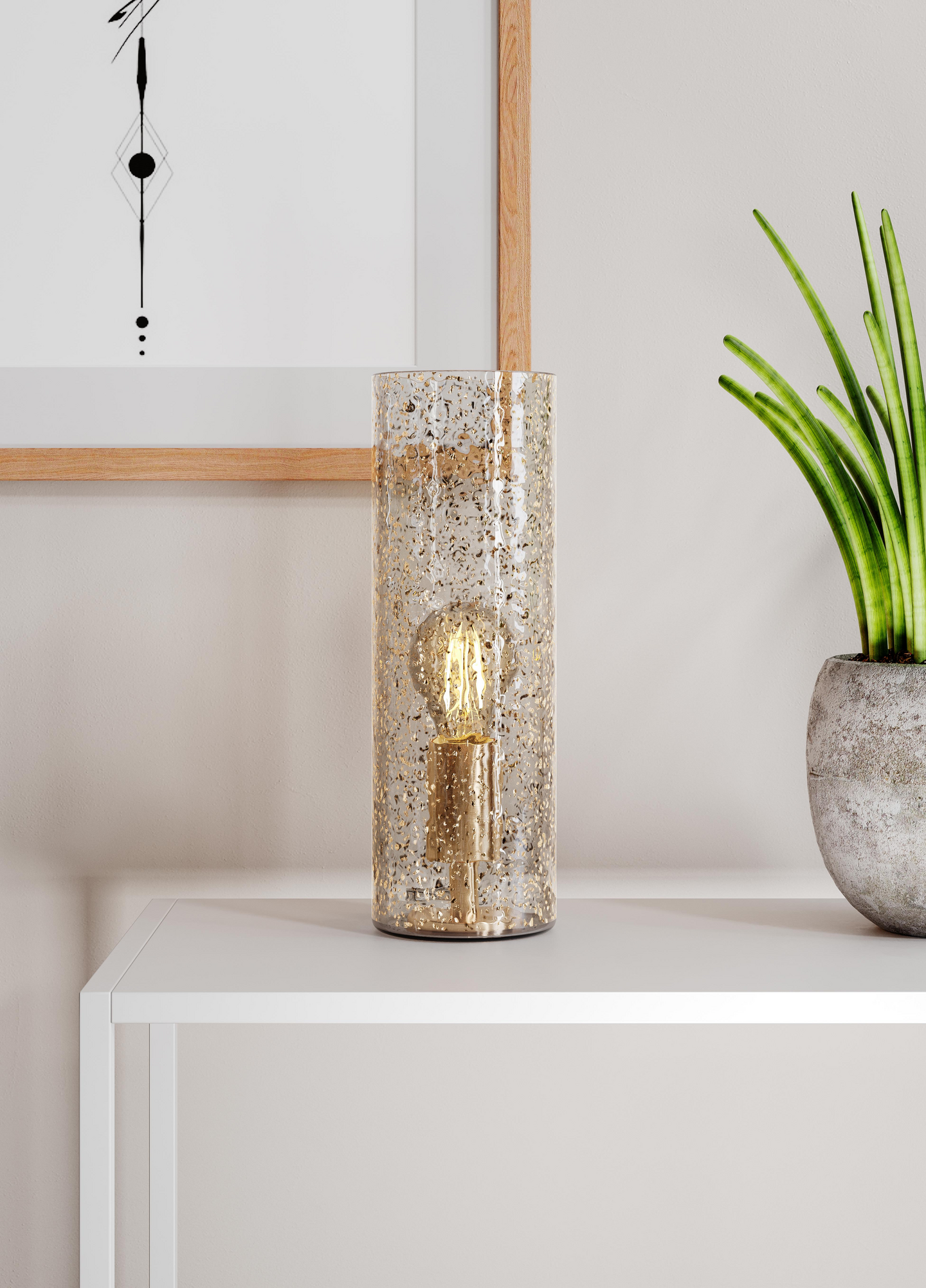 Pöytävalaisin By Rydéns Golden 30cm kulta