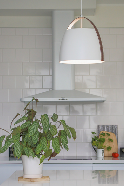 Riippuvalaisin Sessak Cali mattavalkoinen