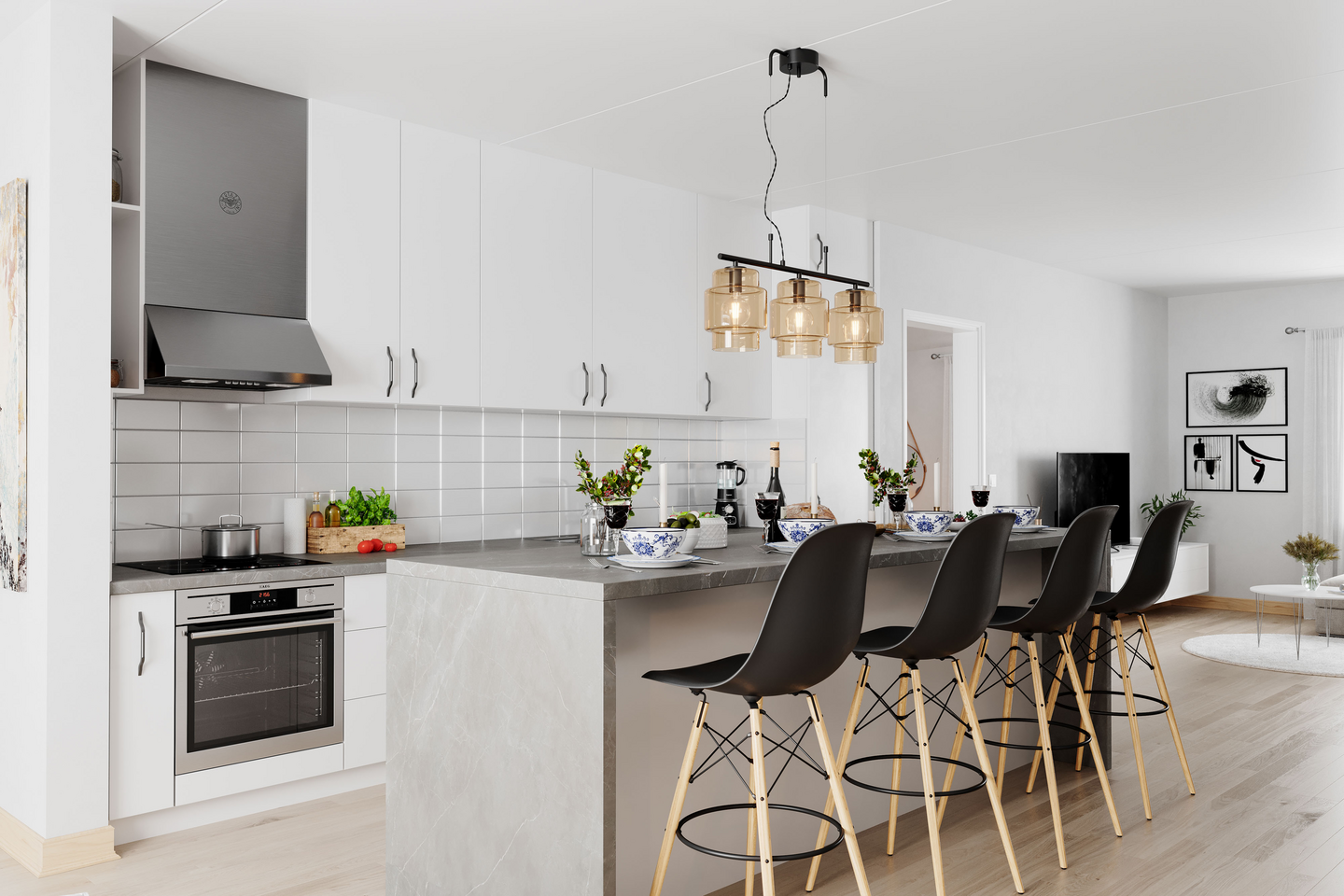 Riippuvalaisin Sessak Ebbot Bar amber