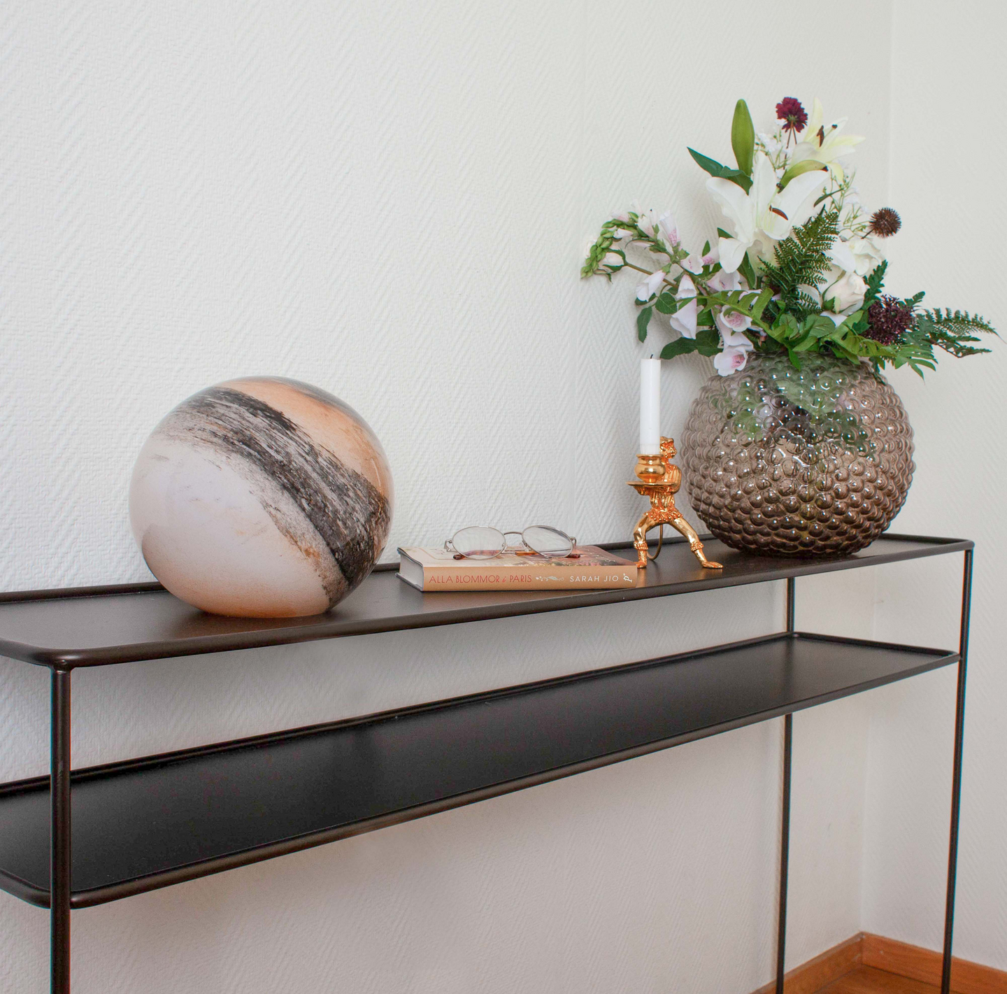 Pöytävalaisin By Rydéns Mira luonnonvärinen