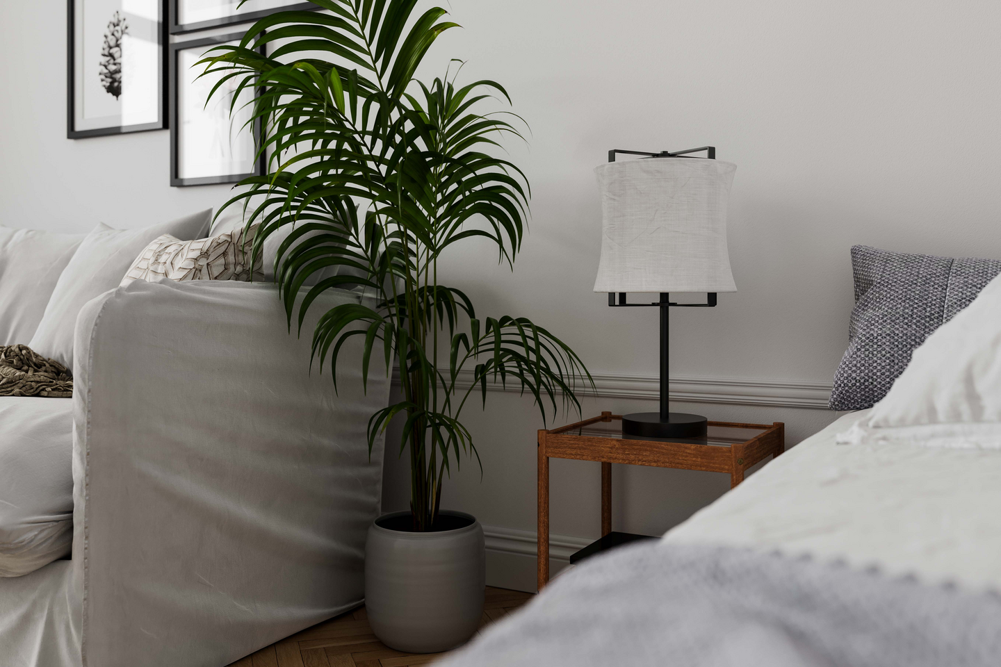 Pöytävalaisin By Rydéns Softy valkoinen