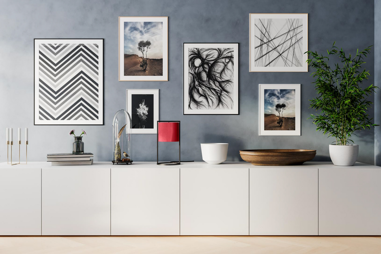 Pöytävalaisin By Rydéns Vieste punainen