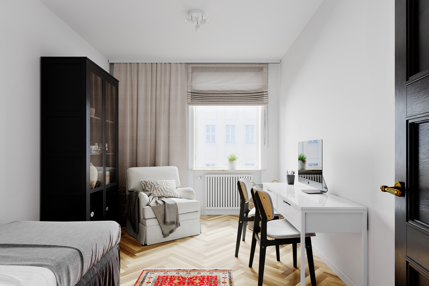 Kattovalaisin By Rydéns Correct 3-osainen mattavalkoinen