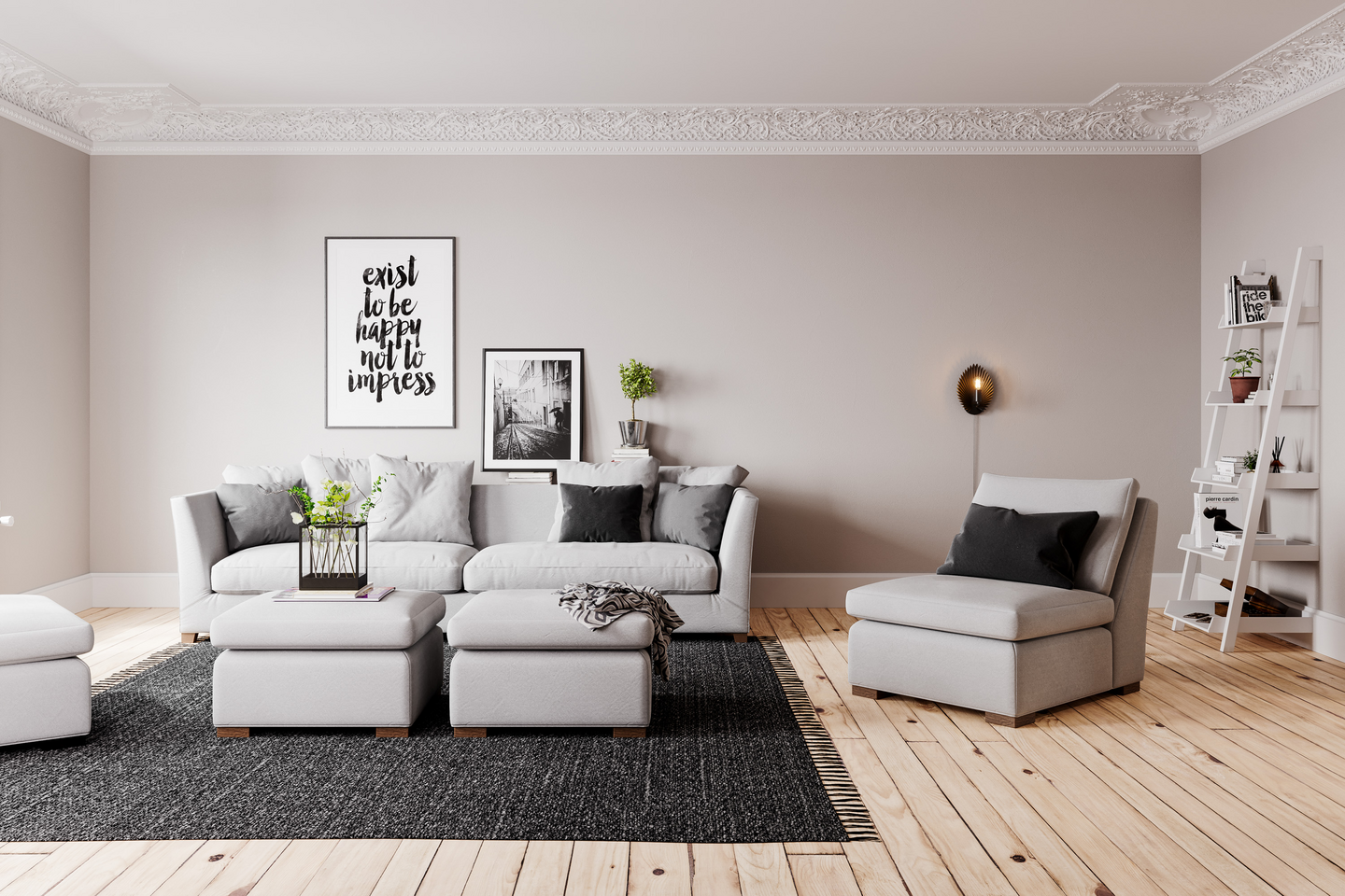 Seinävalaisin By Rydéns Aruba musta