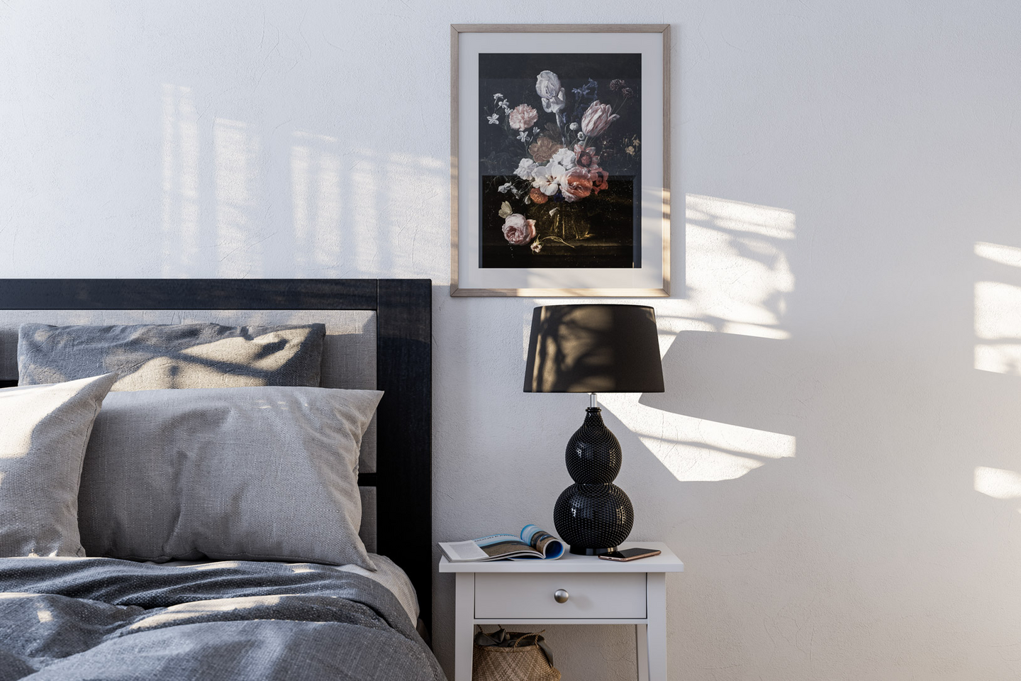 Pöytävalaisin By Rydéns Lofty mattamusta