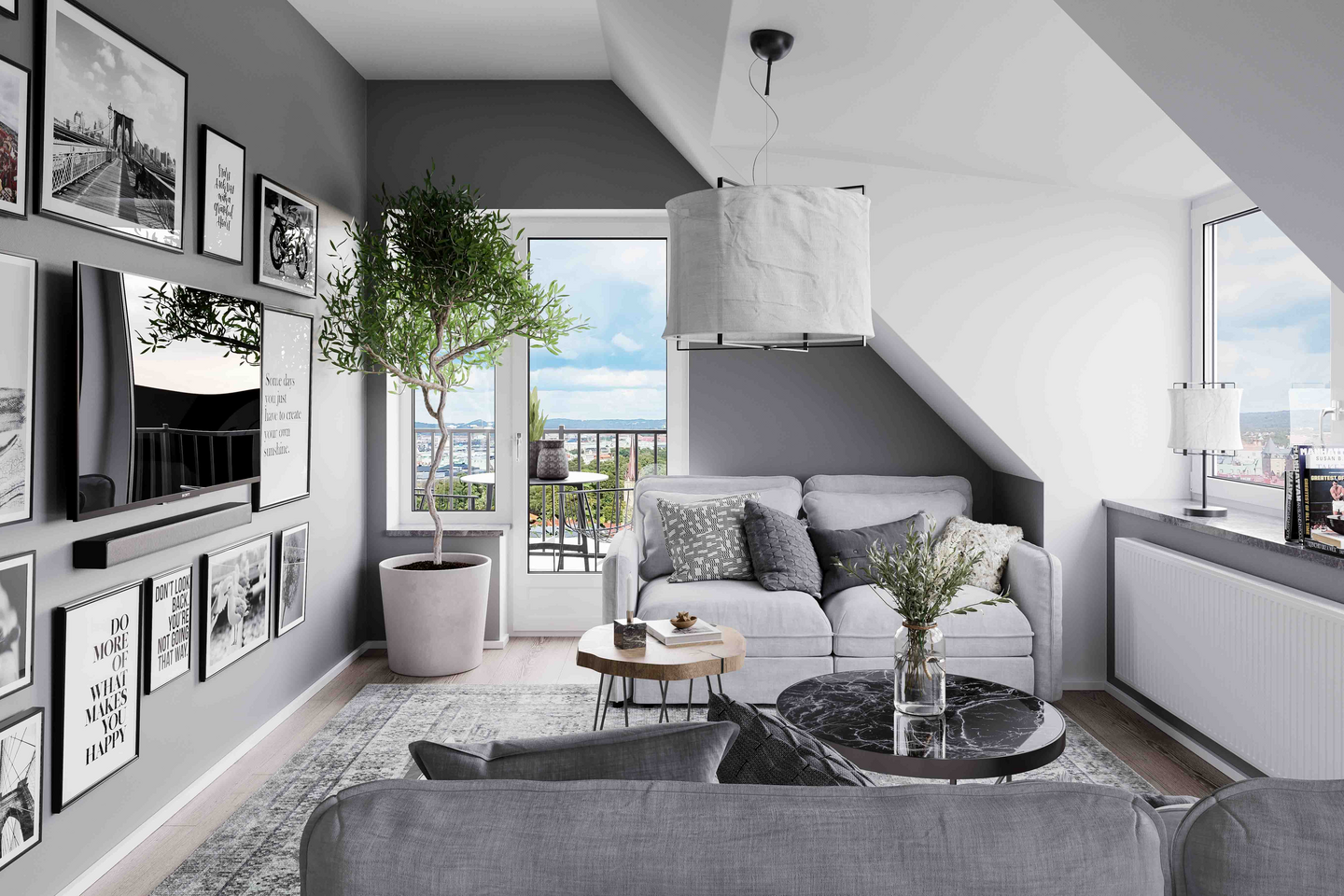 Riippuvalaisin By Rydéns Softy 60cm valkoinen