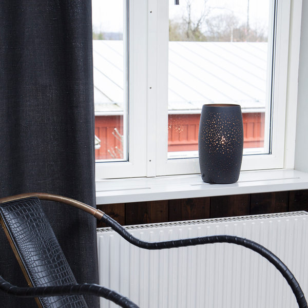 Pöytävalaisin By Rydéns Colby hiekanmusta